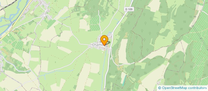 localisation de l'entreprise MONSIEUR EMERIC HUSSON  CHAMILLY