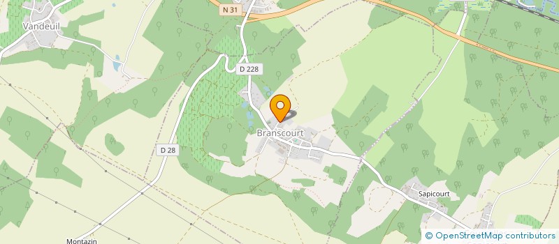 localisation de l'entreprise MONSIEUR EMERIC JACOB  BRANSCOURT