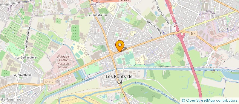 localisation de l'entreprise MONSIEUR EMERIC KISS  LES PONTS-DE-CE