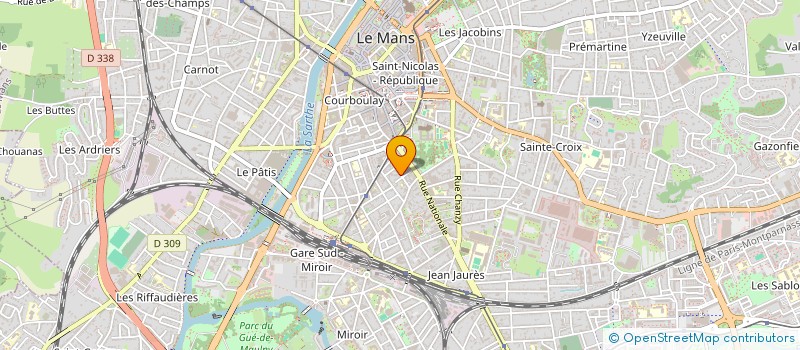 localisation de l'entreprise MONSIEUR EMERIC LEBRETON à LE MANS