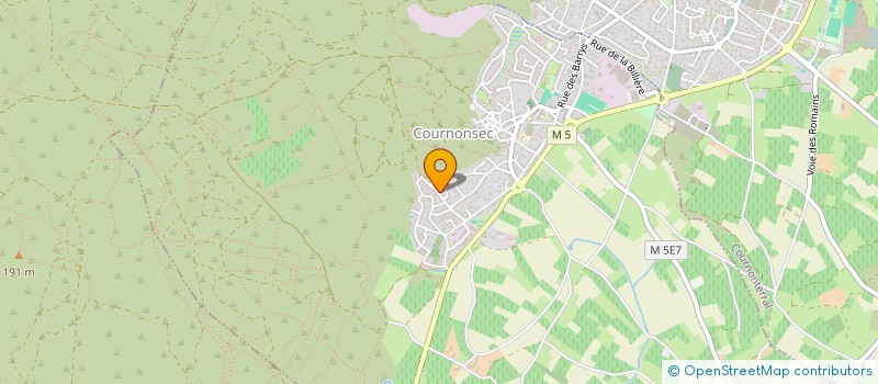 localisation de l'entreprise MONSIEUR EMERIC LECOEUR  COURNONSEC