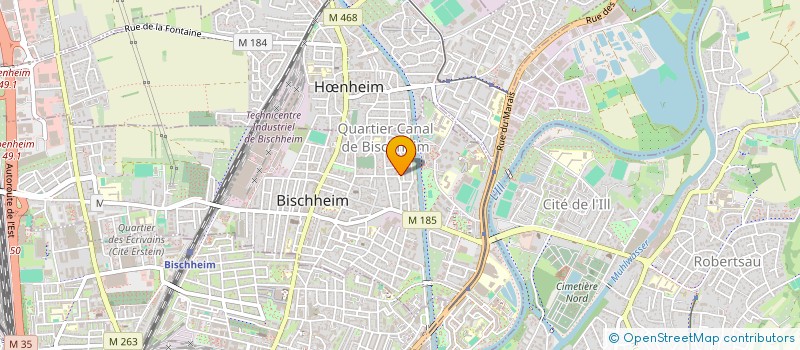 localisation de l'entreprise MONSIEUR EMERIC LEGRAND  BISCHHEIM