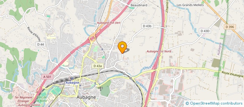 localisation de l'entreprise MONSIEUR EMERIC LEGROS  AUBAGNE