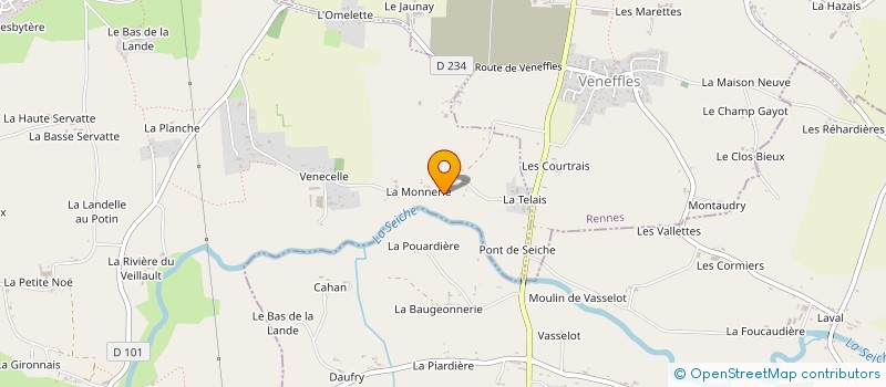 localisation de l'entreprise MONSIEUR EMERIC LEGUERNE  CHATEAUGIRON