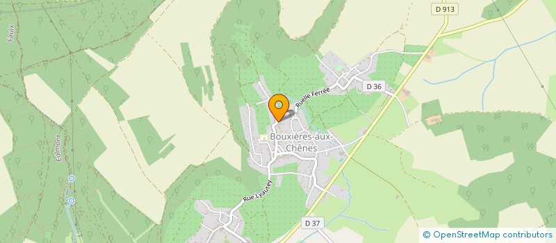 localisation de l'entreprise MONSIEUR EMERIC LETHEUILLE  BOUXIERES-AUX-CHENES