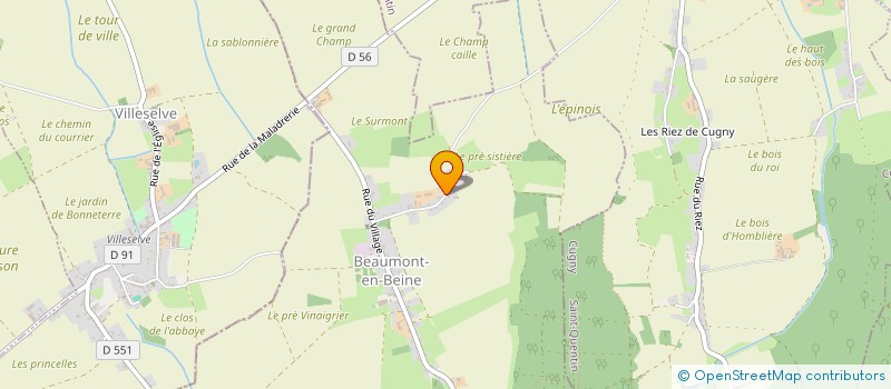 localisation de l'entreprise MONSIEUR EMERIC LOMBART  BEAUMONT-EN-BEINE