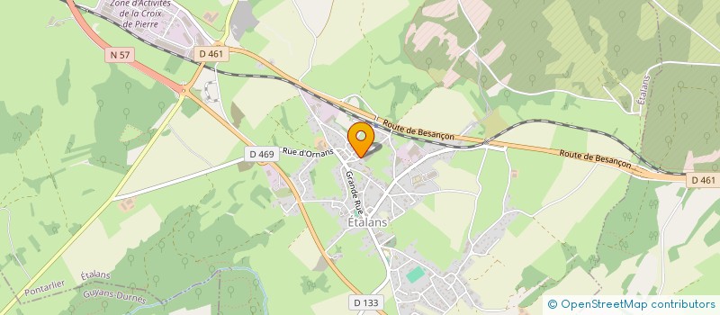 localisation de l'entreprise MONSIEUR EMERIC MARCHE  ETALANS