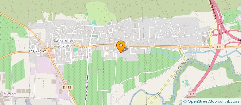 localisation de l'entreprise MONSIEUR EMERIC MATHIOU  LA FARE-LES-OLIVIERS