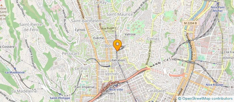 localisation de l'entreprise MONSIEUR EMERIC MERIENNE à NICE