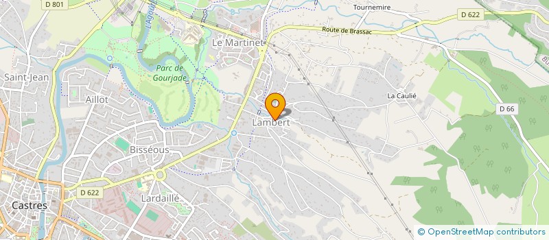 localisation de l'entreprise MONSIEUR EMERIC MESQUITA  CASTRES