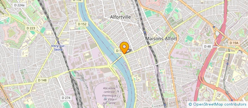 localisation de l'entreprise MONSIEUR EMERIC NEPOST  ALFORTVILLE