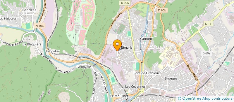localisation de l'entreprise MONSIEUR EMERIC PAGES à ALES