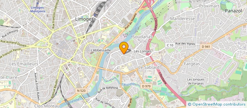 localisation de l'entreprise MONSIEUR EMERIC PARENT à LIMOGES