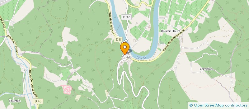 localisation de l'entreprise MONSIEUR EMERIC PAUL  ALBAS