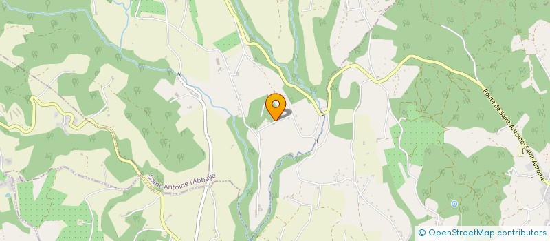 localisation de l'entreprise MONSIEUR EMERIC PETITGENET  SAINT ANTOINE L'ABBAYE