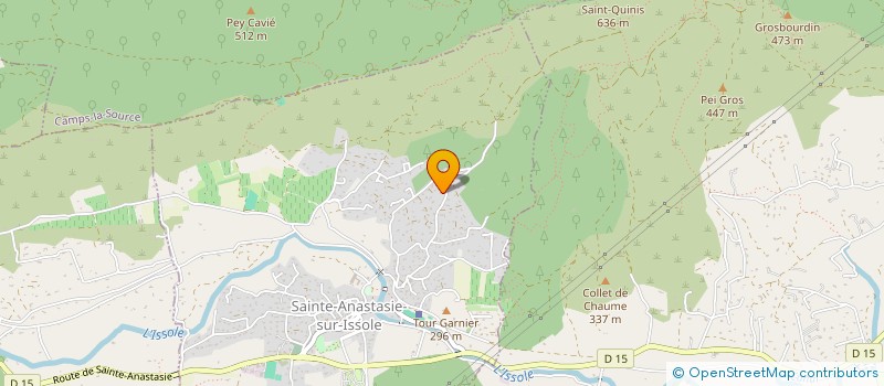 localisation de l'entreprise MONSIEUR EMERIC PETITJEAN  SAINTE-ANASTASIE-SUR-ISSOLE