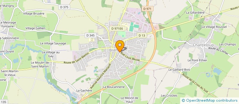 localisation de l'entreprise MONSIEUR EMERIC POTIGNY  BREHAL