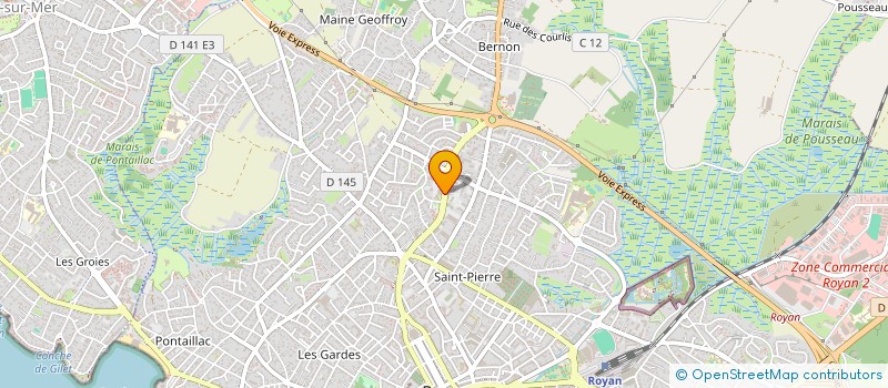 localisation de l'entreprise MONSIEUR EMERIC PREVOTE à ROYAN