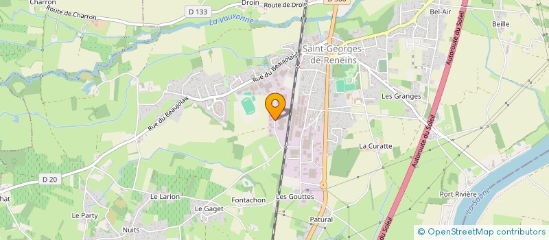 localisation de l'entreprise MONSIEUR EMERIC PRUDHON  SAINT-GEORGES-DE-RENEINS