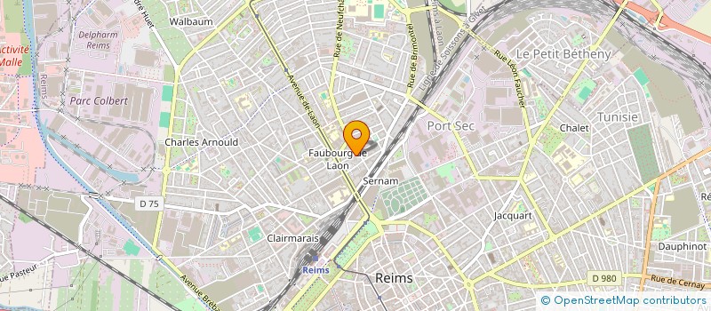 localisation de l'entreprise MONSIEUR EMERIC SABOUREAU  REIMS