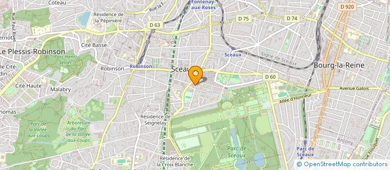 localisation de l'entreprise MONSIEUR EMERIC SALAKIAKU à SCEAUX