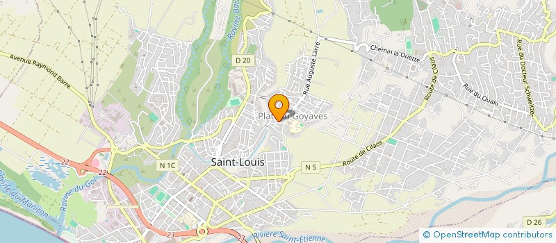 localisation de l'entreprise MONSIEUR EMERIC SELLY à SAINT-LOUIS