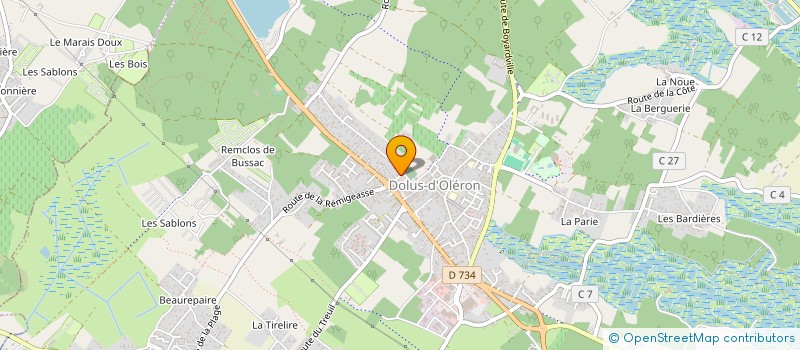 localisation de l'entreprise MONSIEUR EMERIC SIMONIN à DOLUS-D'OLERON