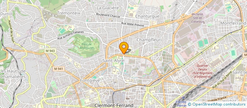 localisation de l'entreprise MONSIEUR EMERIC SOLEILLANT  CLERMONT-FERRAND