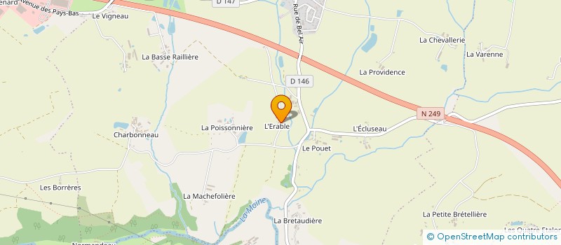 localisation de l'entreprise MONSIEUR EMERIC TABAKHOFF  BEAUPREAU-EN-MAUGES