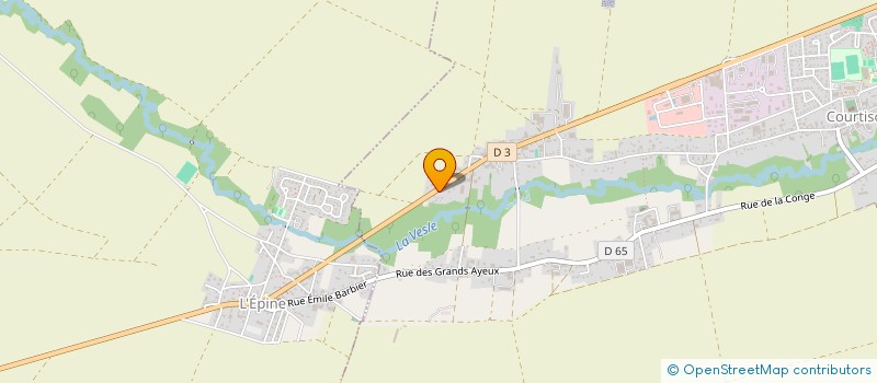 localisation de l'entreprise MONSIEUR EMERIC VALLERON  COURTISOLS