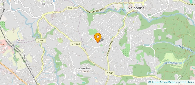 localisation de l'entreprise MONSIEUR EMERIC VANDEPUTTE à VALBONNE