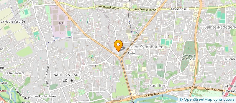 localisation de l'entreprise MONSIEUR EMERIC VIVET  LA RICHE