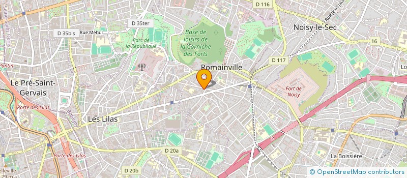 localisation de l'entreprise MONSIEUR EMERICK ABRAHAM à ROMAINVILLE