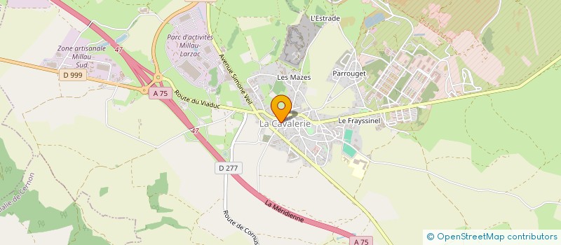 localisation de l'entreprise MONSIEUR EMERICK CHANCHEVRIER  LA CAVALERIE