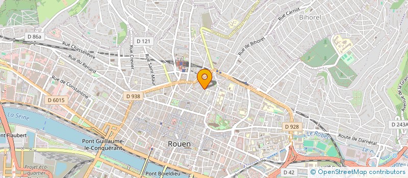 localisation de l'entreprise MONSIEUR EMERICK FOSSE à ROUEN