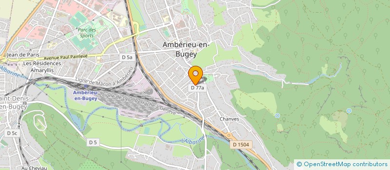 localisation de l'entreprise MONSIEUR EMERIQUE BARDOU  AMBERIEU-EN-BUGEY