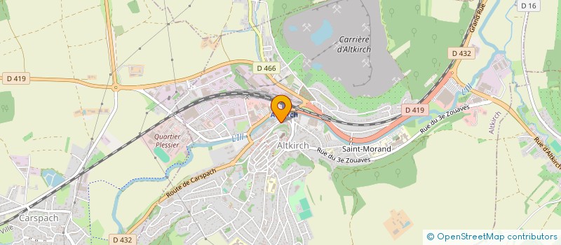 localisation de l'entreprise MONSIEUR EMERIQUE PAILLIER  ALTKIRCH