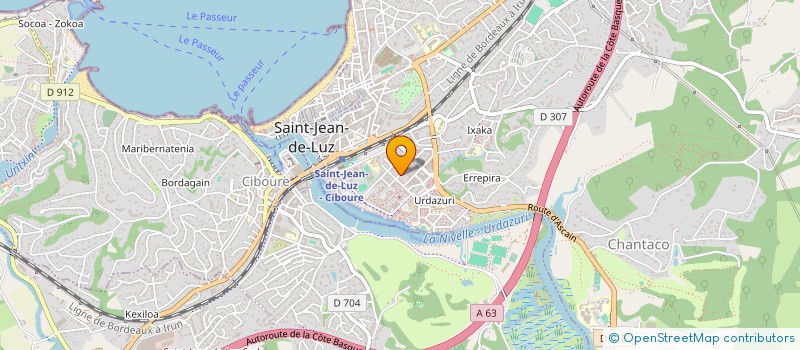 localisation de l'entreprise MONSIEUR EMERSON BUZOS  SAINT-JEAN-DE-LUZ