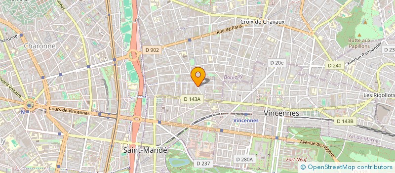 localisation de l'entreprise MONSIEUR EMERSON DOS SANTOS PEREIRA à MONTREUIL