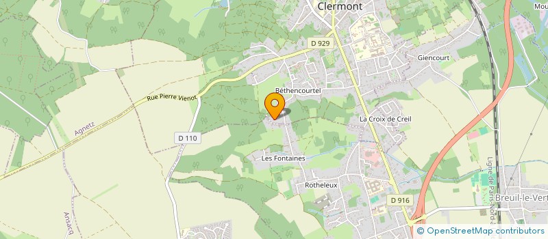 localisation de l'entreprise MONSIEUR EMERSON LENFANT  CLERMONT