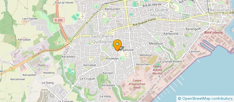 localisation de l'entreprise MONSIEUR EMERYC OLLIVIER à BREST