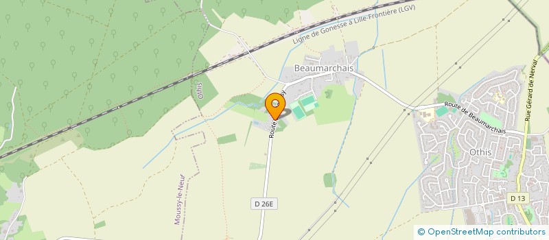 localisation de l'entreprise MONSIEUR EMIDIO JORGE PEREIRA DIAS FERREIRA  OTHIS