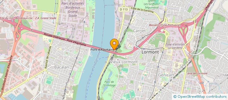 localisation de l'entreprise MONSIEUR EMIL HRISTOV  LORMONT
