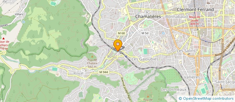 localisation de l'entreprise MONSIEUR EMIL MATOK  CHAMALIERES