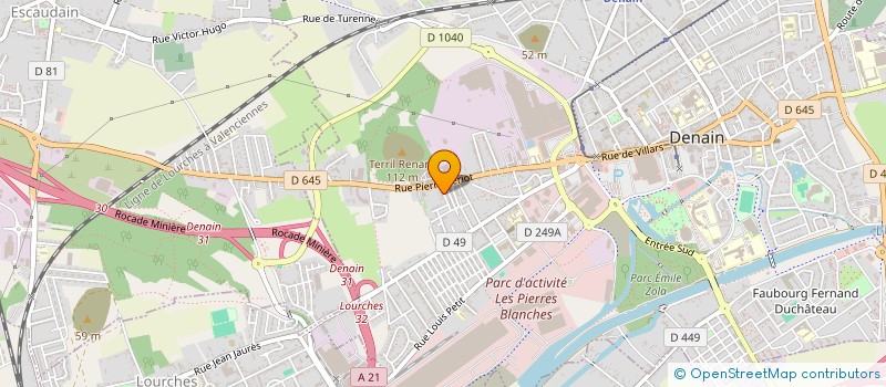 localisation de l'entreprise MONSIEUR EMIL MUNTEANU  DENAIN