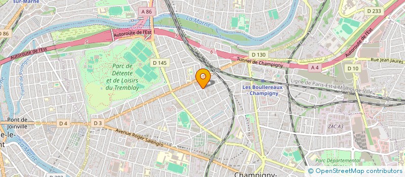 localisation de l'entreprise MONSIEUR EMIL ROSCA à CHAMPIGNY-SUR-MARNE