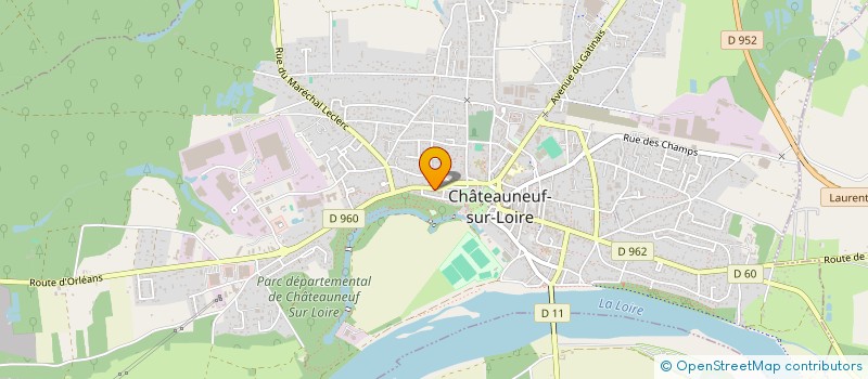 localisation de l'entreprise MONSIEUR EMIL WYSOCKI à CHATEAUNEUF S LOIRE