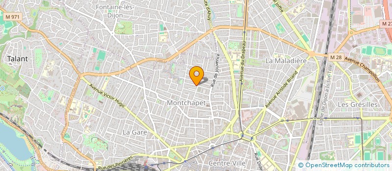 localisation de l'entreprise MONSIEUR EMILE ABADIE à DIJON