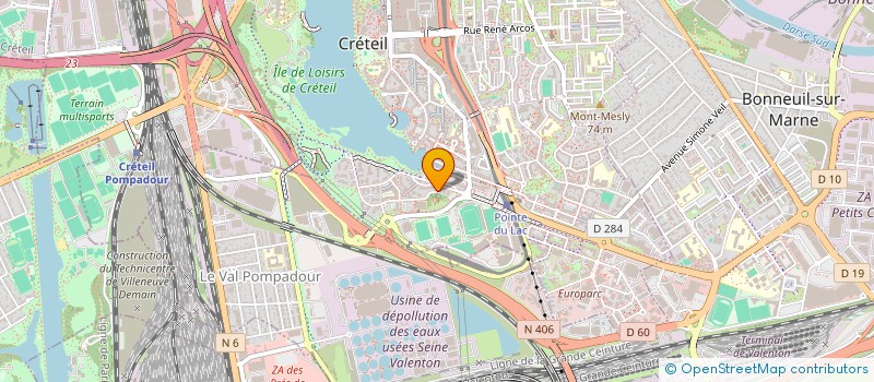 localisation de l'entreprise MONSIEUR EMILE ABEL  CRETEIL