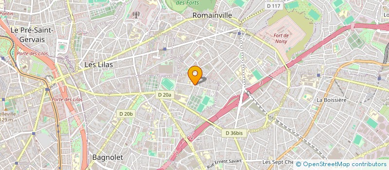 localisation de l'entreprise MONSIEUR EMILE ALARY à BAGNOLET